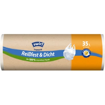 Swirl Müllbeutel reißfest mit Griff - sichere Entsorgung in Pflegeeinrichtungen - Med-Praxisbedarf
