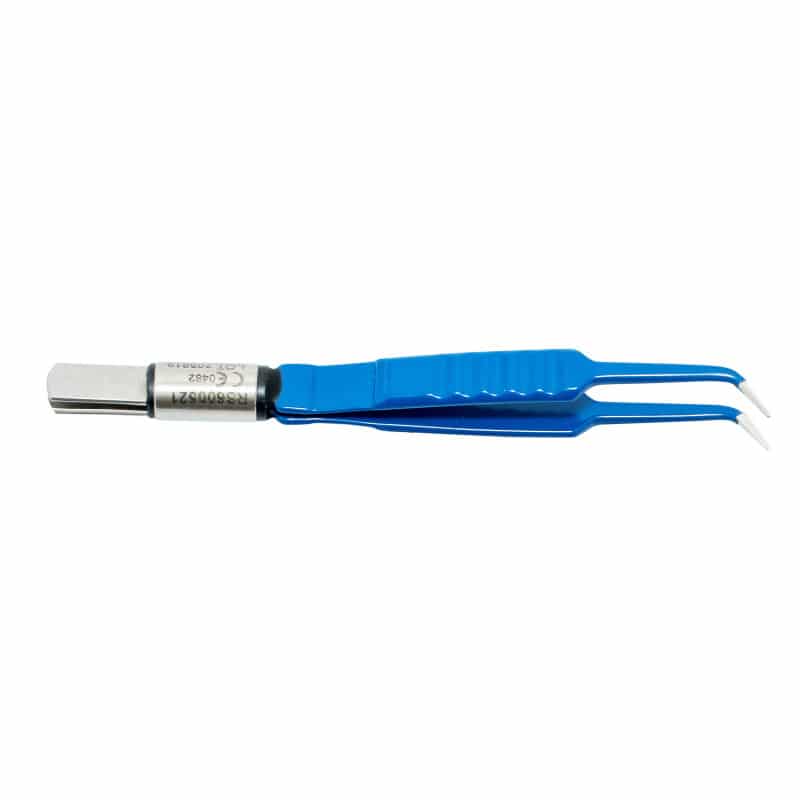 Abgewinkelte Bipolarpinzette radioSURG® - Zubehör für radioSURG® 2200 Geräteserie - Med-Praxisbedarf