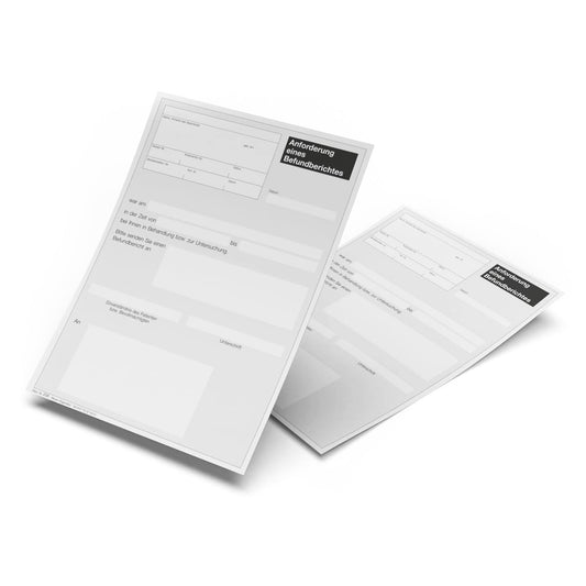 Befundanforderungsformular Meyer-Wagenfeld - Formular für Arztpraxen und Kliniken - Med-Praxisbedarf