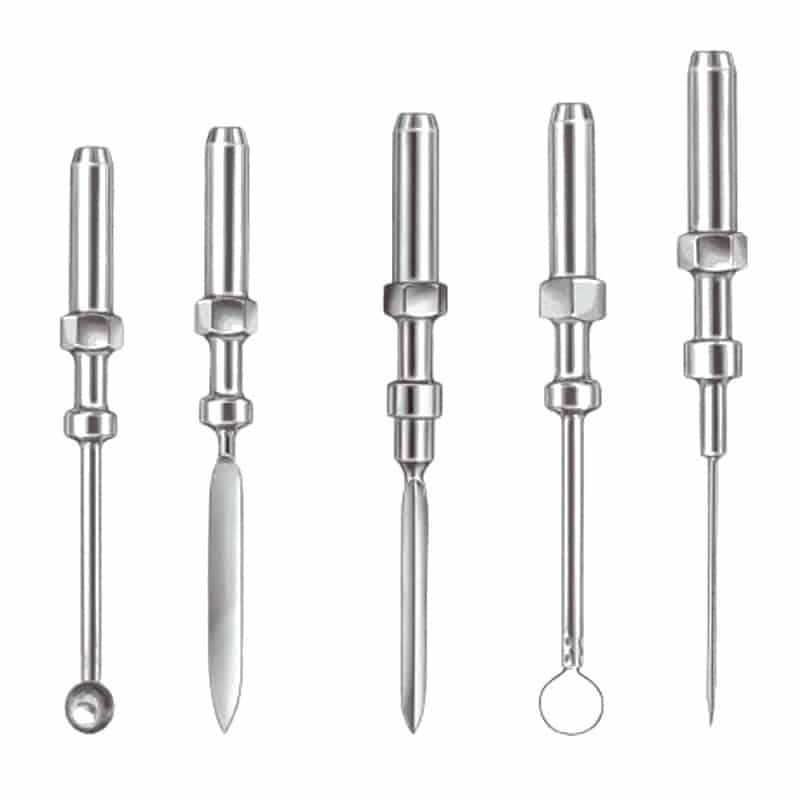 Chirurgie-Zubehörsatz für HF-Gerät MD I - komplettes Set für Elektrochirurgie von MicroMed - Med-Praxisbedarf