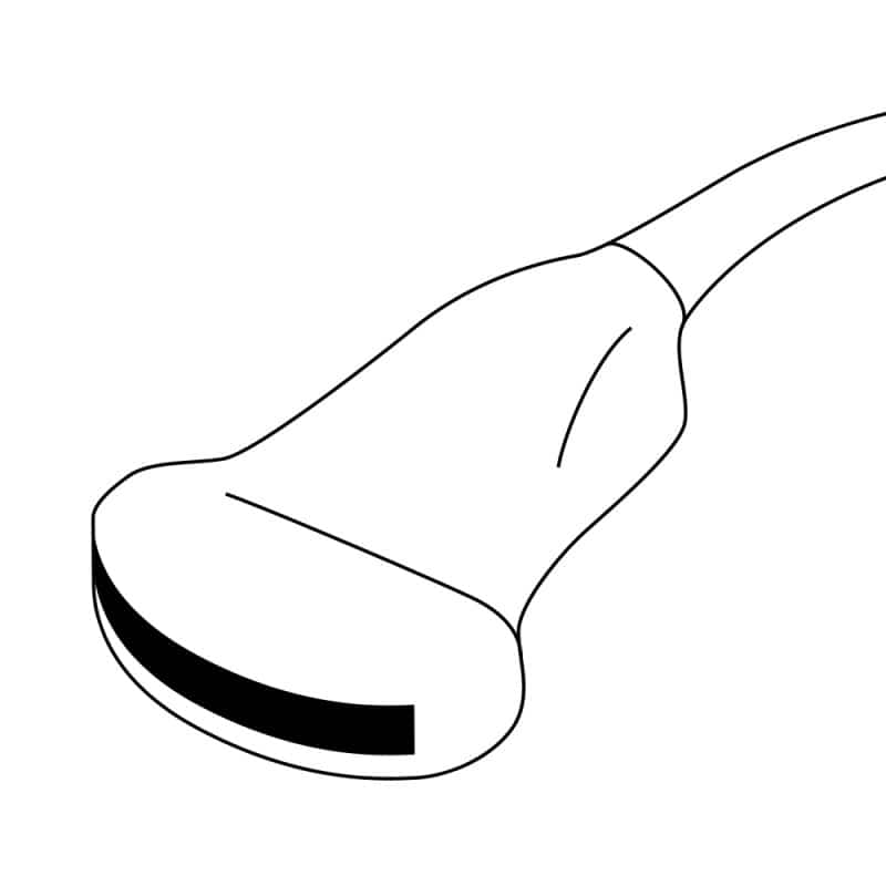 Konvex-Sonde 35C50EB von Mindray - Ultraschallsonde für das DP 10 Schwarz/Weiß-Ultraschallgerät - Med-Praxisbedarf