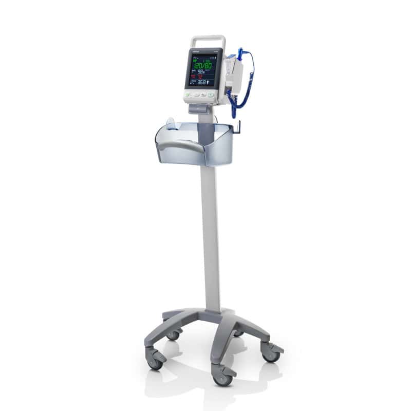Rollstativ für Mindray Patientenmonitor - standsicheres Transportgestell für Klinik und Pflege - Med-Praxisbedarf