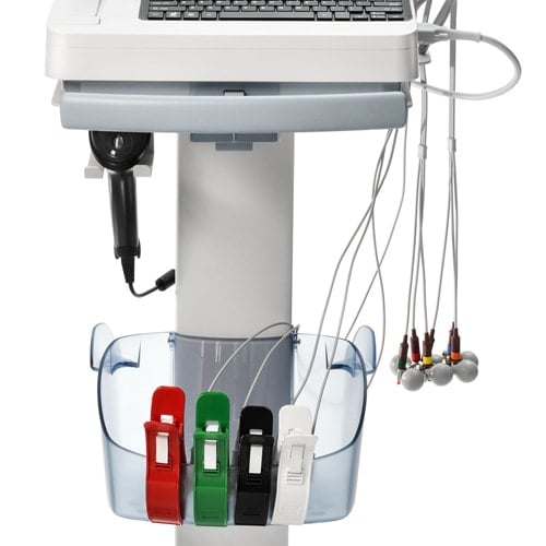 Gerätewagen für Mindray EKG-Gerät R12 - robuster Trolley mit Rollen für Klinik und Praxis - Med-Praxisbedarf