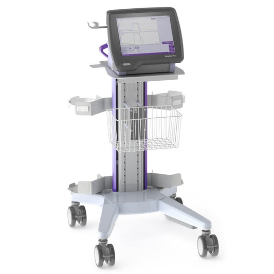 NDD EasyOne Pro Rollwagen Transportwagen für Lungenfunktionsdiagnostik - mobil für EasyOne Pro Monitor - Med-Praxisbedarf
