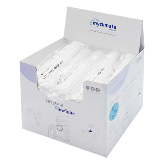 NDD FlowTube Einweg-Atemrohr - Hygienisches Polypropylenrohr für EasyOne Air Spirometer - Med-Praxisbedarf