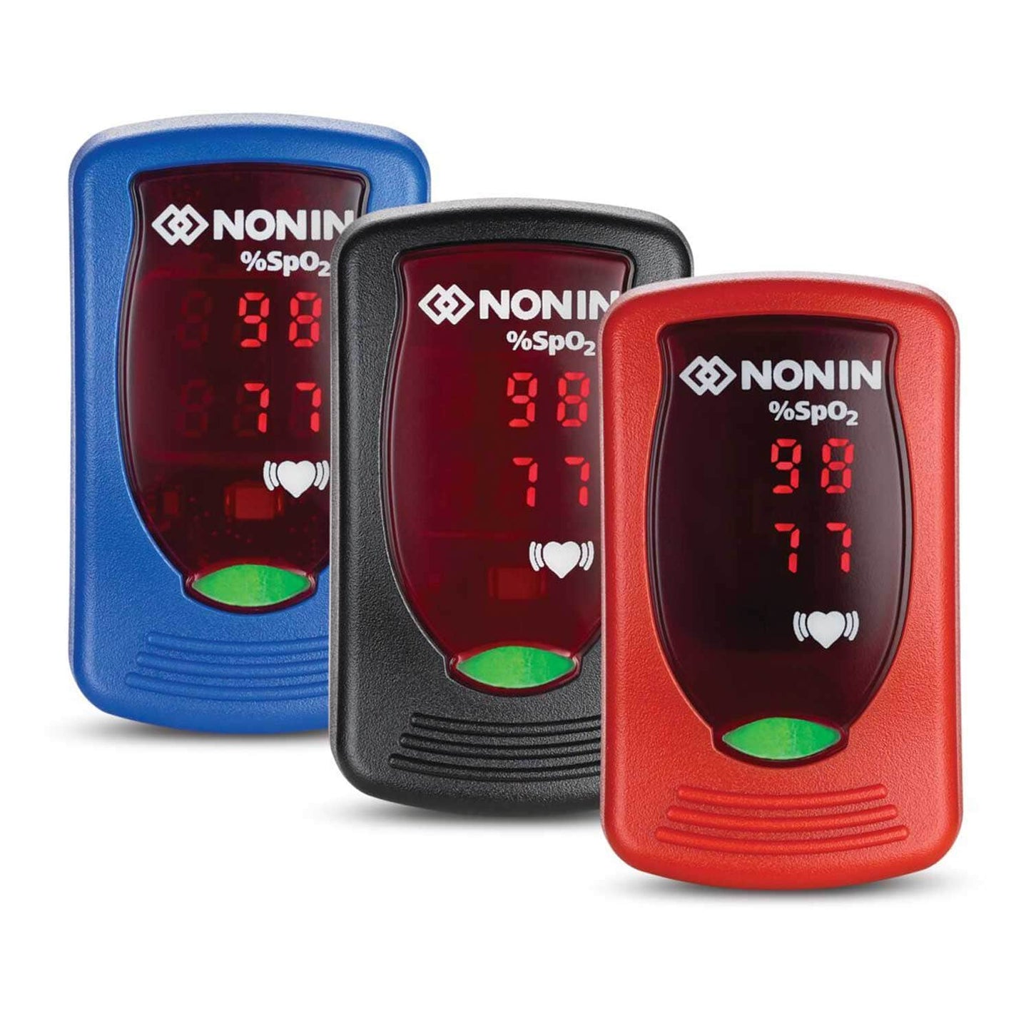 NONIN Onyx Vantage 9590 SpO2 Messgerät - exakte Pulsoximetrie mit Display und Akku - Med-Praxisbedarf