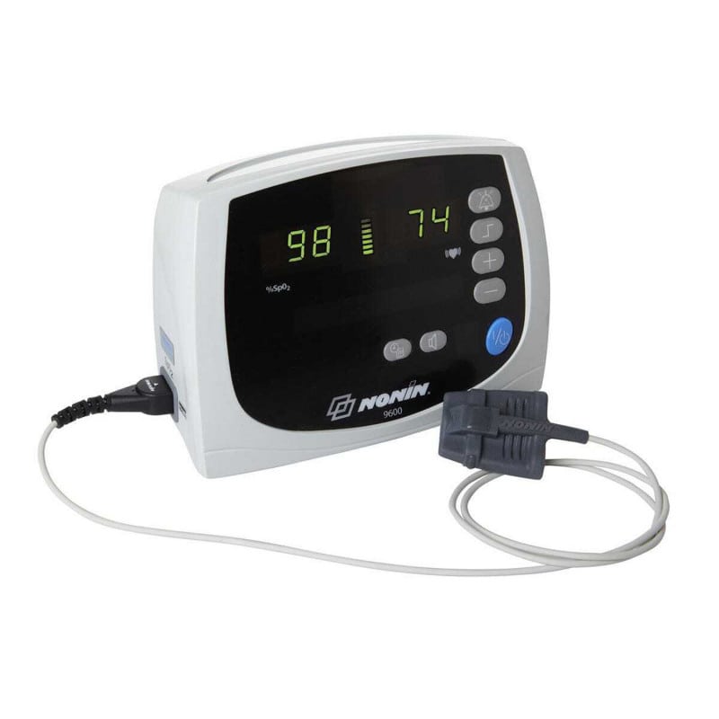 Nonin Avant 9600 Pulsoximeter Monitor - kontinuierliche Überwachung von Sauerstoffsättigung und Puls - Med-Praxisbedarf