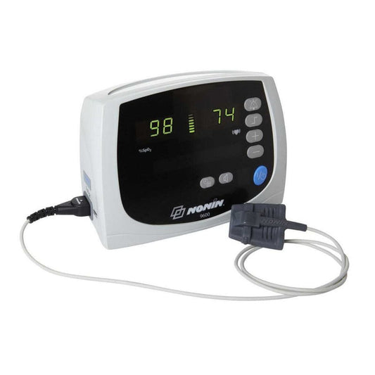 Nonin Avant 9600 Pulsoximeter Monitor - kontinuierliche Überwachung von Sauerstoffsättigung und Puls - Med-Praxisbedarf