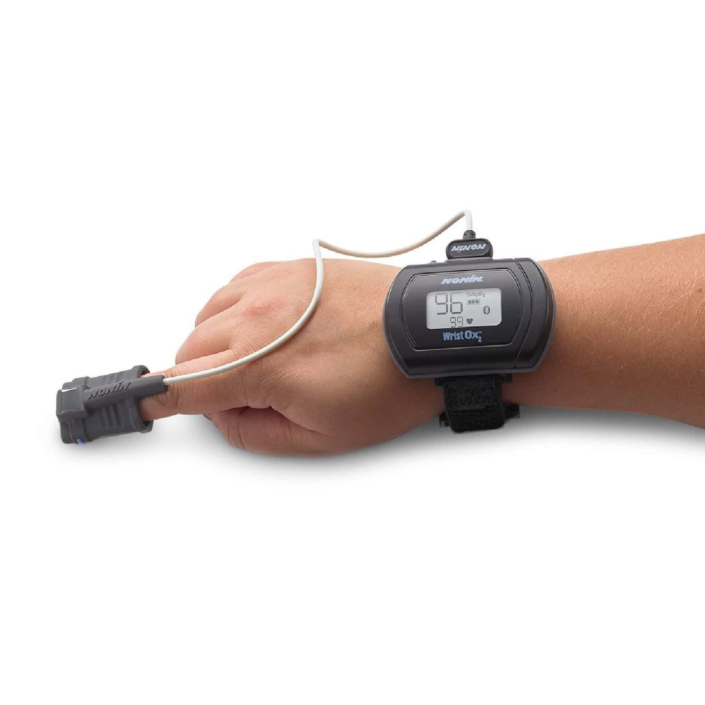 Nonin WristOx 3150 und Zubehör - komplettes Set für die mobile Pulsoximetrie - Med-Praxisbedarf