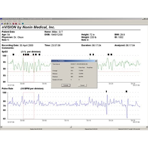 nVISION Software von NONIN Medical für professionelles Datenmanagement in medizinischen Einrichtungen - Med-Praxisbedarf