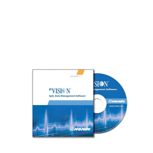nVISION Datenmanagement-Software Oberfläche zur Erfassung und Speicherung von Pulsoxymetrie-Daten - Med-Praxisbedarf