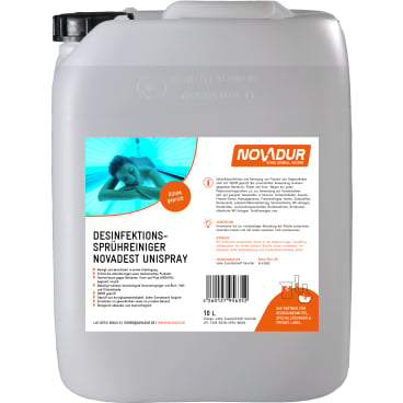 Novadest UniSpray Desinfektionsreiniger - Sprühflasche, professionelle Reinigung und Desinfektion - Med-Praxisbedarf