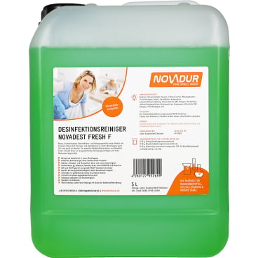 Novadest Fresh F Flächendesinfektion - reinigt und desinfiziert in einem Schritt, 1 Liter - Med-Praxisbedarf
