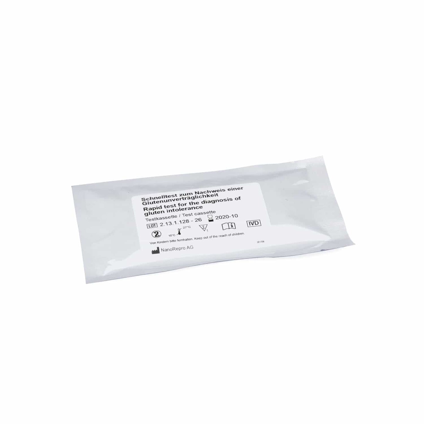 ZuhauseTEST Zöliakie Kit von Nano Repro - schnelle und unkomplizierte Selbsttestung - Med-Praxisbedarf