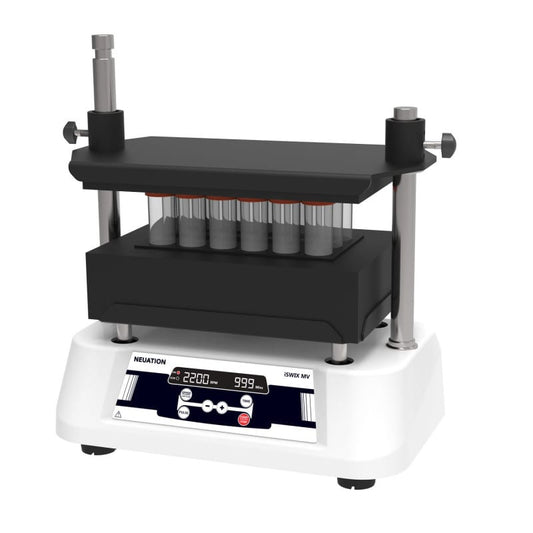 iSwix MV Digital-Vortexer - einstellbare Geschwindigkeit 300-3300 U/min für Laborflüssigkeiten - Med-Praxisbedarf