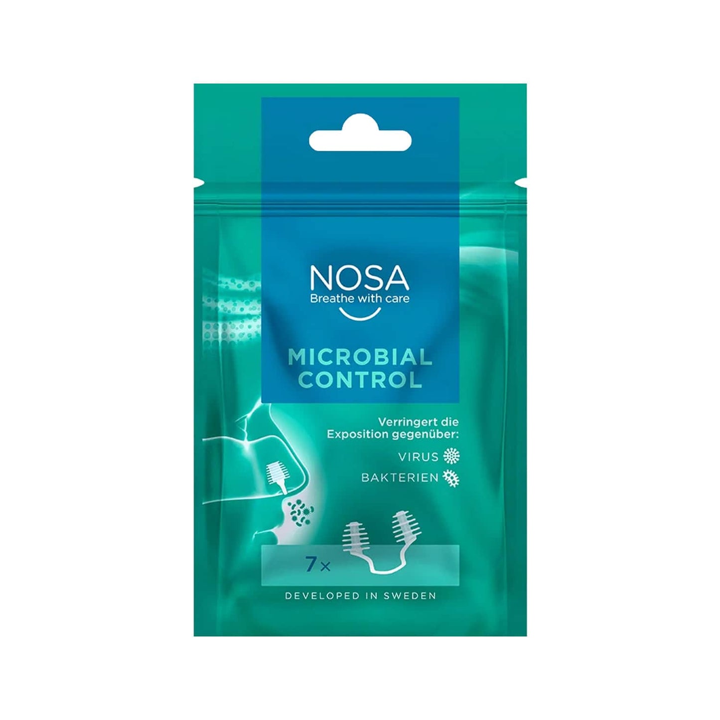 NOSA microbial control Produktdetail - Medizinischer Nasenfilter von NoseOption AB - Med-Praxisbedarf