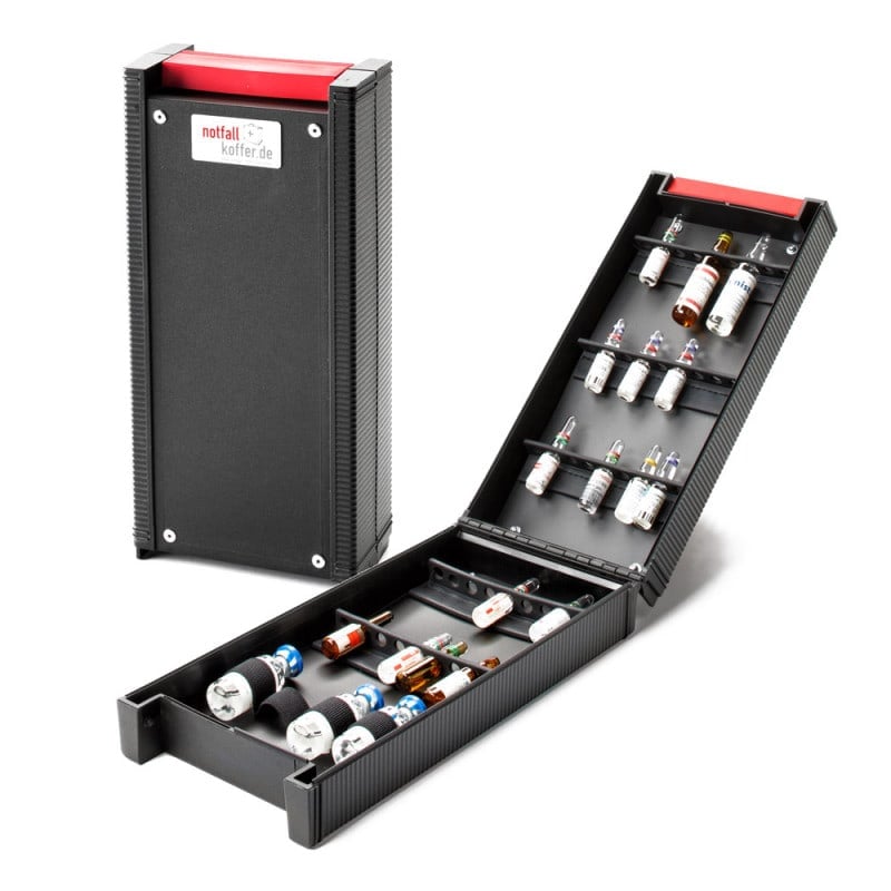 Ampullen-Box stabile Transportbox aus Kunststoff - für den sicheren Transport von Injektionsampullen - Med-Praxisbedarf