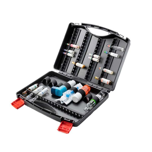 Ampullenkoffer für 75 Ampullen - kompakte Maße 26x22x6 cm von Notfallkoffer.de - Med-Praxisbedarf