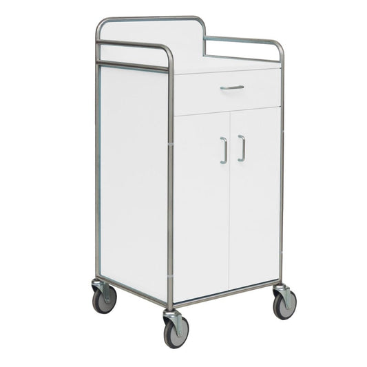 Arbeitswagen von Novocal - mobiler Medizinwagen mit großer Arbeitsfläche 64x60,5cm - Med-Praxisbedarf