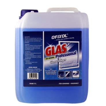 Glasreiniger Professional streifenfrei - für Fenster, Spiegel und Glas - Ofixol Reinigungsmittel