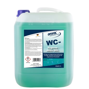 Sanitärreiniger Gel für WC Hygiene - entfernt Kalk und Schmutz effektiv - Ofixol Produkt