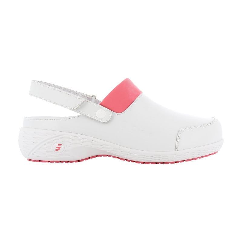 SHEILA Leder-Schuhe von oben - Blick auf den Schnitt und die Verarbeitung der OXYPAS Berufsschuhe - Med-Praxisbedarf