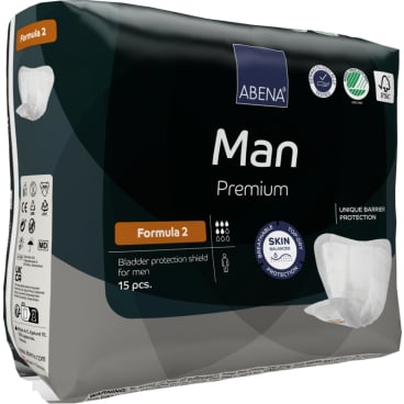 ABENA Man Premium Formula 2 Inkontinenzhosen grau - starke Saugkraft, für mittlere Inkontinenz - Med-Praxisbedarf