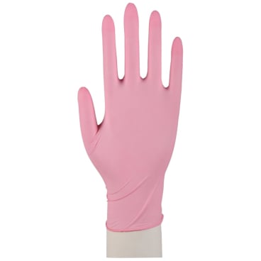 ABENA Sensitive Nitril Handschuhe pink - Einweghandschuhe für medizinischen Bereich - Med-Praxisbedarf