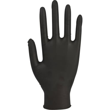 Ultra Sensitive Nitrilhandschuhe schwarz puderfrei - ABENA Thor unsterile Einmalhandschuhe - Med-Praxisbedarf