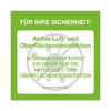 Aufkleber «Aktive Luft- und Oberflächendesinfektion»