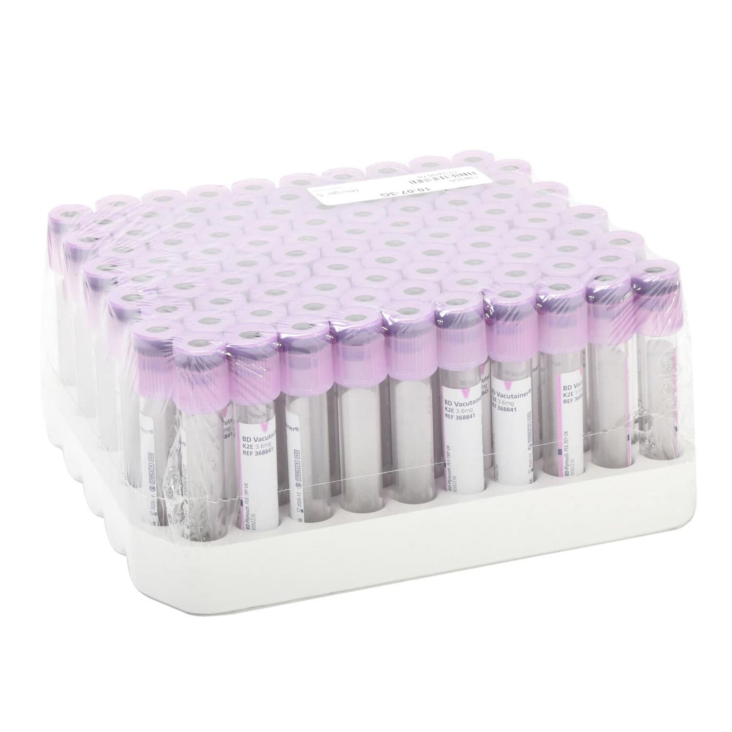 BD Vacutainer EDTA-Blutentnahmeröhrchen Detail - 2ml, 4ml oder 6ml Fassungsvermögen - Med-Praxisbedarf
