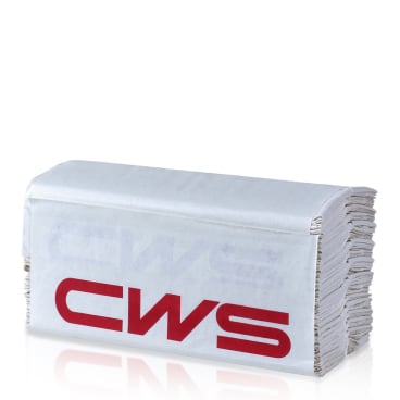 CWS Frottee Extra Faltpapier - 2-lagiges, hochweißes Handtuchpapier für Arztpraxen - Med-Praxisbedarf