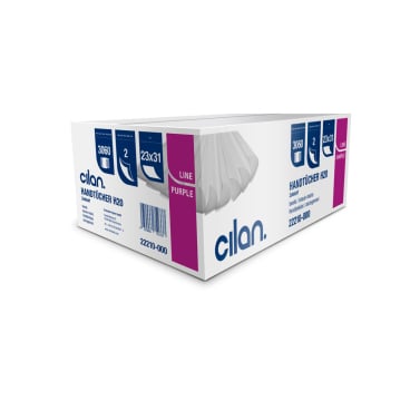 Cilan Papierhandtücher Tissue H20 C-Falz - hochweiße Handtücher 23x31 cm für Arztpraxen - Med-Praxisbedarf