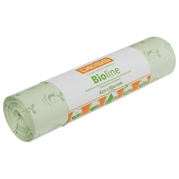 DEISS BIOLINE 60 Liter Bioabfallsack - speziell für klinische und pflegerische Bioabfälle - Med-Praxisbedarf