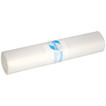 DEISS PREMIUM Abfallsack 120 Liter transparent T60 - 1310 g pro Rolle, durchsichtig - Med-Praxisbedarf