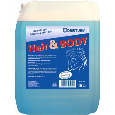 Dreiturm HAIR & BODY Duschgel - Extra mildes Duschgel für Haut und Haar in Pflegeeinrichtungen - Med-Praxisbedarf