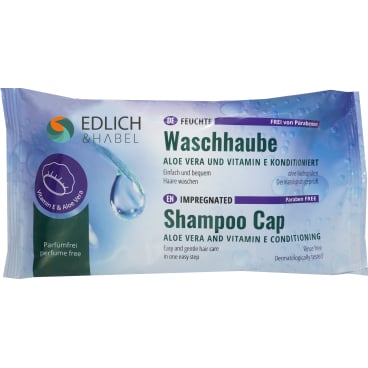 Shampoo-Haube für Pflege und Klinik - Einmal-Haube zur schonenden Kopfhautreinigung - Med-Praxisbedarf