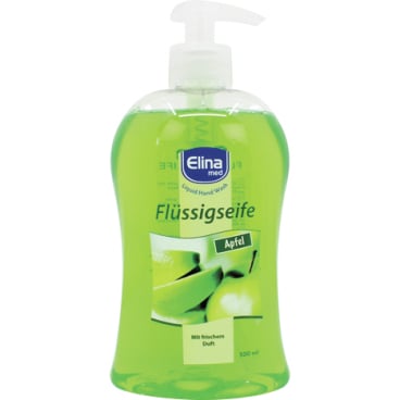ELINA med Flüssigseife 500 ml Flasche - pH-hautneutrale Seife für Waschräume - Med-Praxisbedarf