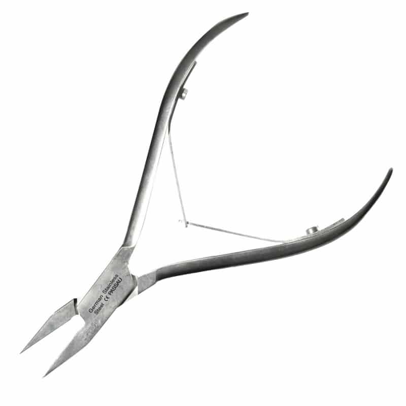 Eckenzange für Nagelpflege aus Edelstahl - Instrument zur Entfernung eingewachsener Nägel - Med-Praxisbedarf