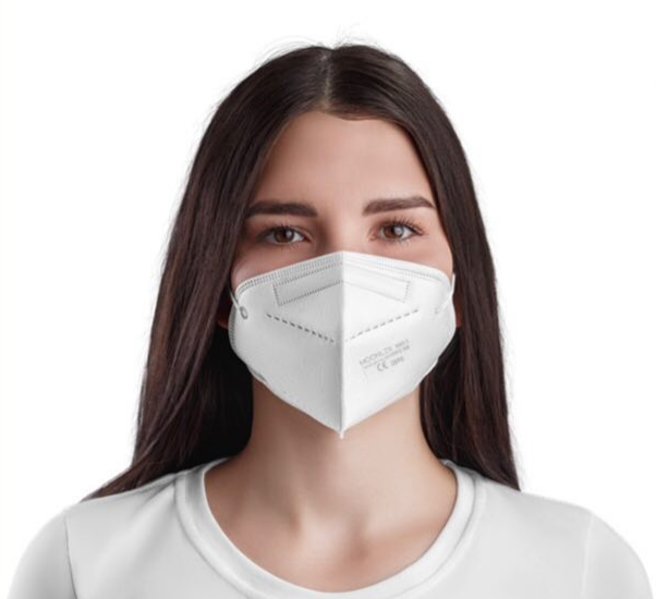 FFP2 Atemschutzmaske einzeln verpackt - weiß von Moonlex für Arztpraxen und Kliniken - Med-Praxisbedarf