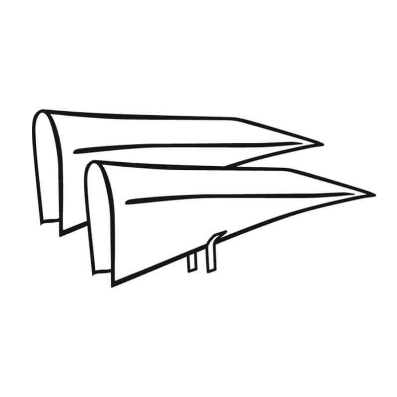 Foliodrape Protect Armlehnen-Bezug - steriler Bezug zur Abdeckung von OP-Tisch Armlehnen - Med-Praxisbedarf