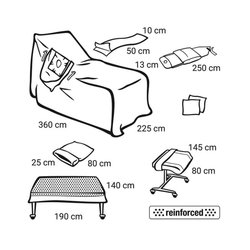 Foliodrape Protect Schulter-Arthroskopie-Set Beach Chair - OP-Abdeckung für Schulteroperationen in Beach-Chair-Position - ...