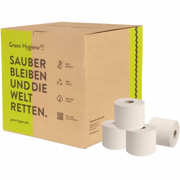 Green Hygiene ROLF Toilettenpapier - 2-lagig, umweltbewusst und hautfreundlich - Med-Praxisbedarf