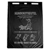 HDPE-Hundekotbeutel 25 x 31 cm, schwarz