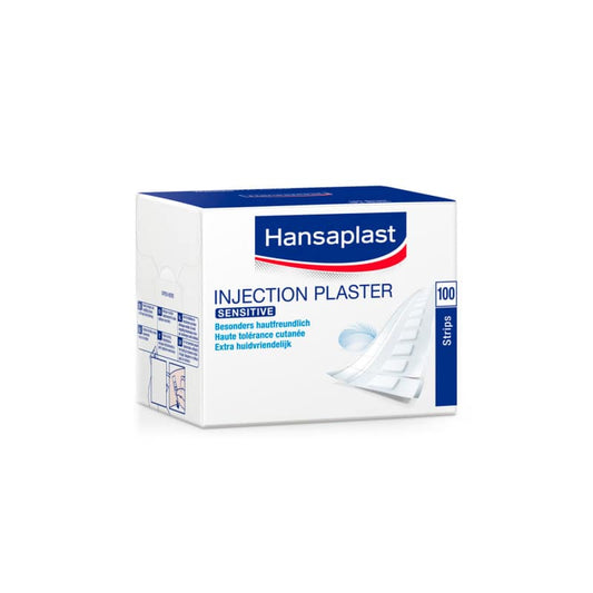 Hansaplast Injektionspflaster sensitive - für Einstichstellen, hypoallergen, transparent und wasserfest - Med-Praxisbedarf