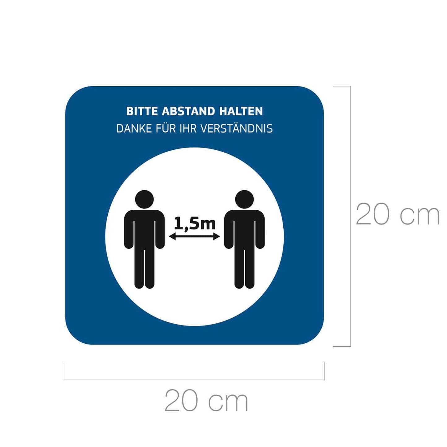 Hygiene-Hinweisschild für Arztpraxen - wichtige Regeln wie Abstand und Niesetikette - Med-Praxisbedarf
