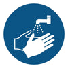 Hygienehinweis "Hände waschen"