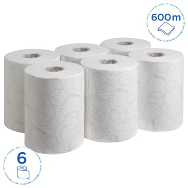 KLEENEX Handtuchpapier Ultra Slimroll - gerolltes Papier, 19,8 cm x 100 m - Med-Praxisbedarf