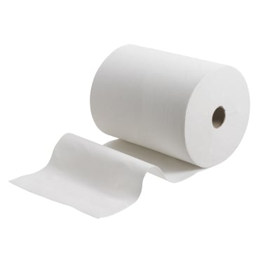 Papierhandtuchrolle für Spender SCOTT Slimroll - wirtschaftliche 165 m Rolle, weiß - Med-Praxisbedarf