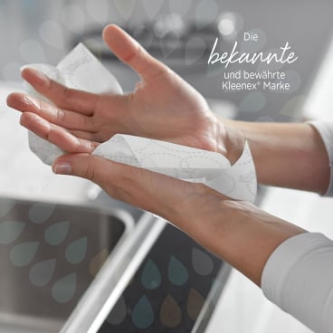 Kleenex Ultra Falthandtücher 3-lagig - Intelligentes Design, Größe 31,5 cm x 21,5 cm - Med-Praxisbedarf